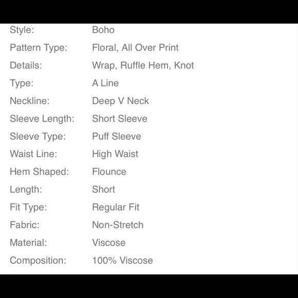 Boho Floral Paisley Print Overlap Neck Dress - Picture 15 of 15